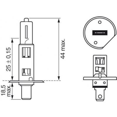 Bosch Truck Light 1987302411 H1 P14,5s 24V 70W – Zboží Mobilmania