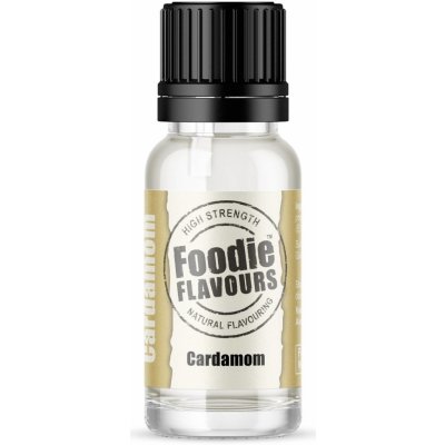 Foodie Flavours Přírodní koncentrované aroma 15 ml kardamon – Zboží Dáma