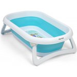 Milly Mally Dětská skládací vanička s výpustí Aqua modrá – Zboží Dáma