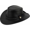 Klobouk Krumlovanka Australský klobouk kožený Ba-30007830-500 černý