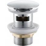 Cerano Umyvadlová výpusť, 5/4“ click-clack s přepadem, chrom, CER-CC-CH-OF – Zboží Mobilmania
