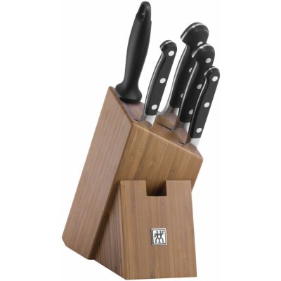 Zwilling Pro bambusový blok s noži 6 ks, 38436-000 – Zboží Mobilmania