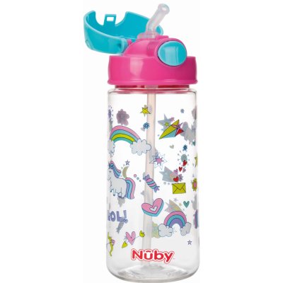 Nuby Láhev sportovní netekoucí se brčkem 530 ml