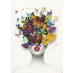 Ručně malovaný obraz Flowers I 50x70 cm – Hledejceny.cz