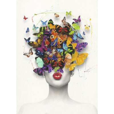 Ručně malovaný obraz Flowers I 50x70 cm – Hledejceny.cz