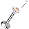 Piercing Šperky4U piercing do brady titan duhová TIT1218-AB