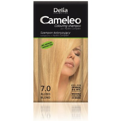 Delia Cameleo No1 barevný šampon 7.0 Blond 40 ml – Zboží Mobilmania