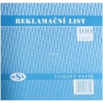 MSK 380 Reklamační list 2/3 A4 – Hledejceny.cz