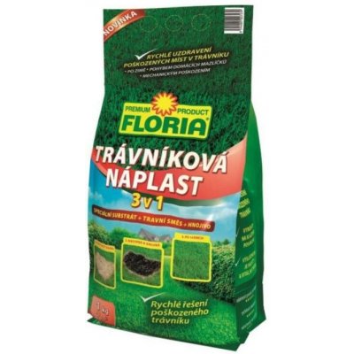 náplast trávníková 1kg 3 v 1 FLORIA – Sleviste.cz