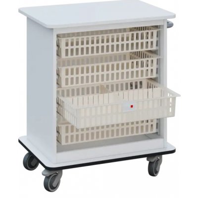 DEXTER 22 ABS vozík boxový, otevřený, 880x750x520 mm, bílá – Hledejceny.cz
