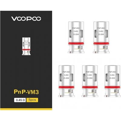 Voopoo PnP-VM Coil 5 ks 0.45 ohm – Hledejceny.cz