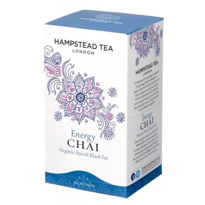 Hampstead Tea London BIO Chai černý čaj s orientálním kořením 20 ks.