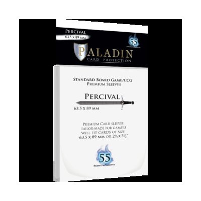 Paladin Percival Standard Card Game 63.5 x 89 mm obaly 55 ks clear – Hledejceny.cz