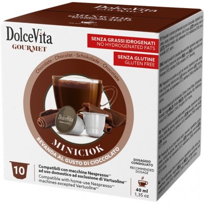 Italfoods Dolce Vita Mini Ciock čokoládový nápoj do Nespresso 10 ks – Hledejceny.cz