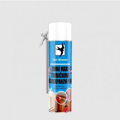 DEN BRAVEN Maxi pěna trubičková nízkoexpanzní zimní do -15°C 500ml – Sleviste.cz