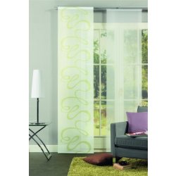 Schmidt 87967 ROSI panelové závěsy 768 zelená 245x60 cm (v x s) záclona -  Nejlepší Ceny.cz