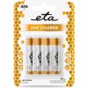 Baterie primární Eta AAA R03 4ks ETAR03ZINC4