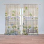 Sablio Záclony Pobřeží: 2ks 150x250cm – Hledejceny.cz
