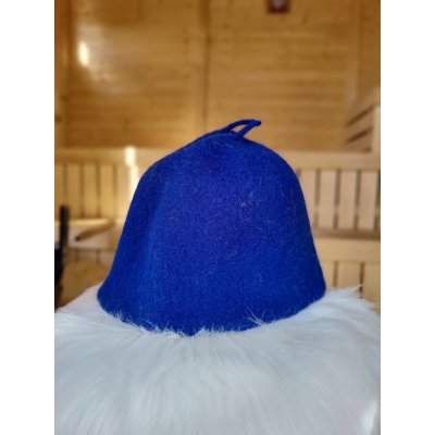 Saunový mág Čepice modrá s poutkem