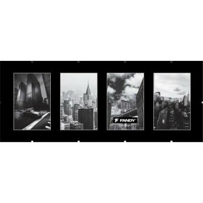 FANDY Rám clip plexi gallery 4x10x15 černý – Zbozi.Blesk.cz