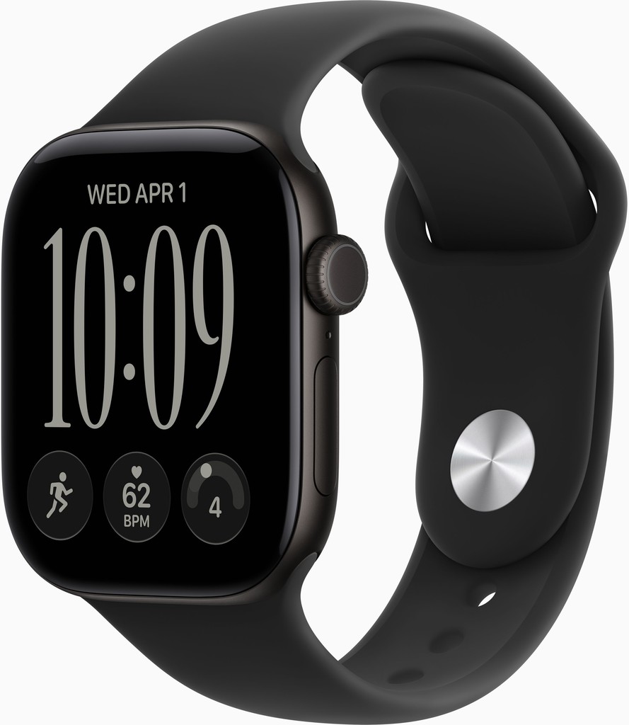 Apple Watch Series 12 42mm černý hliník s černým sportovním řemínkem M/L MJEC4RK/A