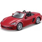 Bburago Porsche 718 Boxster Dark Red Yellow 1:32 – Hledejceny.cz