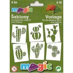 Magic papírové šablony na malování KAKTUSY – Zboží Dáma
