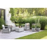 Keter SCANDI LINEA SET Ash grey/Storm grey – Zboží Dáma