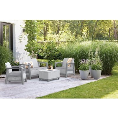 Keter SCANDI LINEA SET Ash grey/Storm grey – Zboží Dáma
