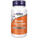Now Foods Foods Acetyl-L-Carnitine 500 mg 50 kapslí – Hledejceny.cz
