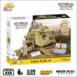 COBI 3141 World War II Německé protiletadlové dělo 8.8 cm Flak 18 1:35 – Sleviste.cz