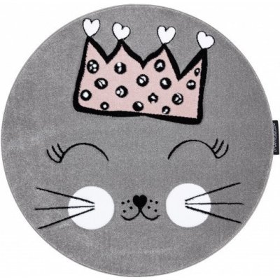 Dywany Łuszczów Petit Cat crown grey modrá