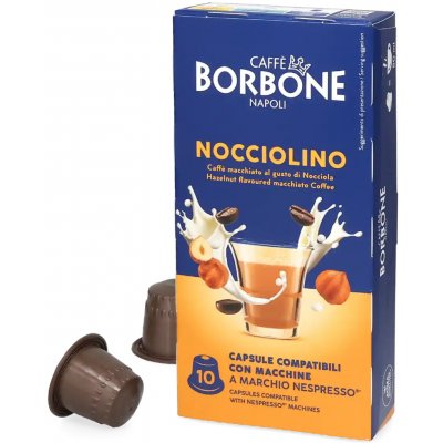 Caffé Borbone Oříškové Cappuccino kapsle do Nespresso 10 ks – Sleviste.cz