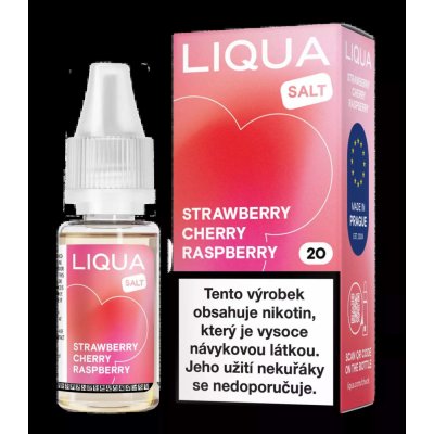 Liqua Salt Strawberry Cherry Raspberry 10 ml 10 mg – Zboží Dáma