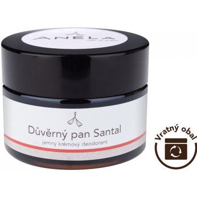 Anela Důvěrný pan Santal jemný krémový deodorant 5 ml