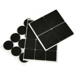 GEKO Samolepící plstěné podložky pod nábytek 28ks, kulaté 25mm, čtvercové 25x25mm a 40x40mm G29812 – Sleviste.cz