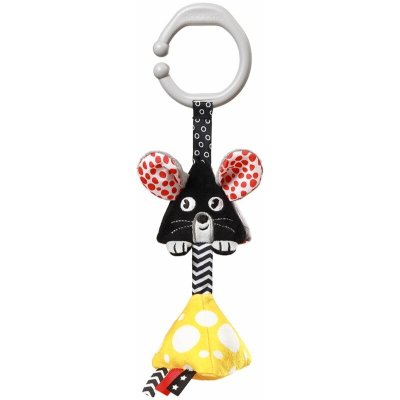 BabyOno Plyšové chrastítko MOUSE – Zboží Mobilmania