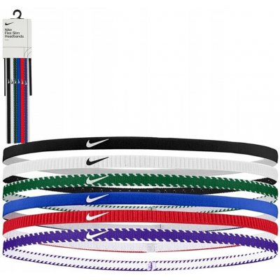 Nike Flex Classic Slim Headbands 6PK čelenky unisex – Zboží Dáma