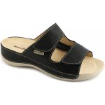 Pantofle ŠARLOTA zdravotní obuv dámská 2Š-V16 (pro vybočené palce) černá – Zboží Mobilmania