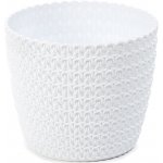 Lamela květináč MAGNOLIA JERSEY 220 bílý – Zboží Dáma