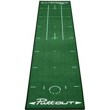 PuttOUT Large Putting Mat (367cm x 67cm) puttovací koberec