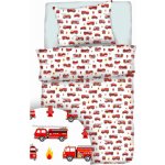 TiaHome povlečení dětské Hasiči 130 x 90 65 x 45 cm – Sleviste.cz