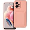 Pouzdro a kryt na mobilní telefon Xiaomi Pouzdro CARD Xiaomi Redmi NOTE 12 5G růžové