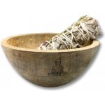 Dřevěná miska na vykuřování – Buddha – Zboží Dáma