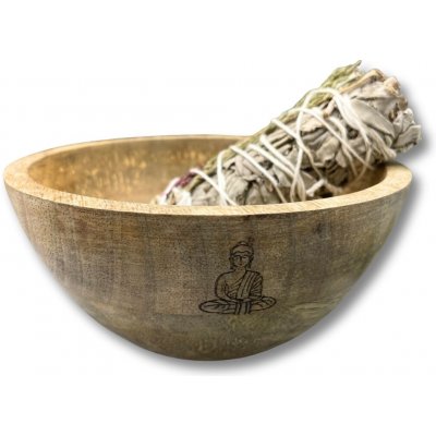 Dřevěná miska na vykuřování – Buddha – Zboží Dáma