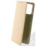 Pouzdro 1Mcz Magnet Book flipové Xiaomi Redmi 10C, Redmi 10 Power, Poco C40 zlaté – Hledejceny.cz