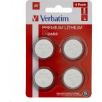 VERBATIM Lithium CR2450 4ks 49535 – Zboží Živě