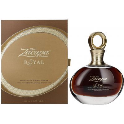 Ron Zacapa Centenario Royal Solera Gran Reserva Especial Rum 45% 0,7 l (tuba) – Hledejceny.cz
