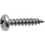 Vrut s půlkulatou hlavou s křížovou drážkou – 4 × 20 mm A2 – Hledejceny.cz