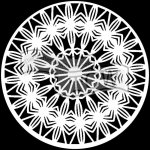 Šablona TCW 12 x12 30,5 x 30,5cm Mandala Prismatic – Zboží Dáma